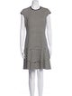 Akris Punto Striped Knee-Length Dress