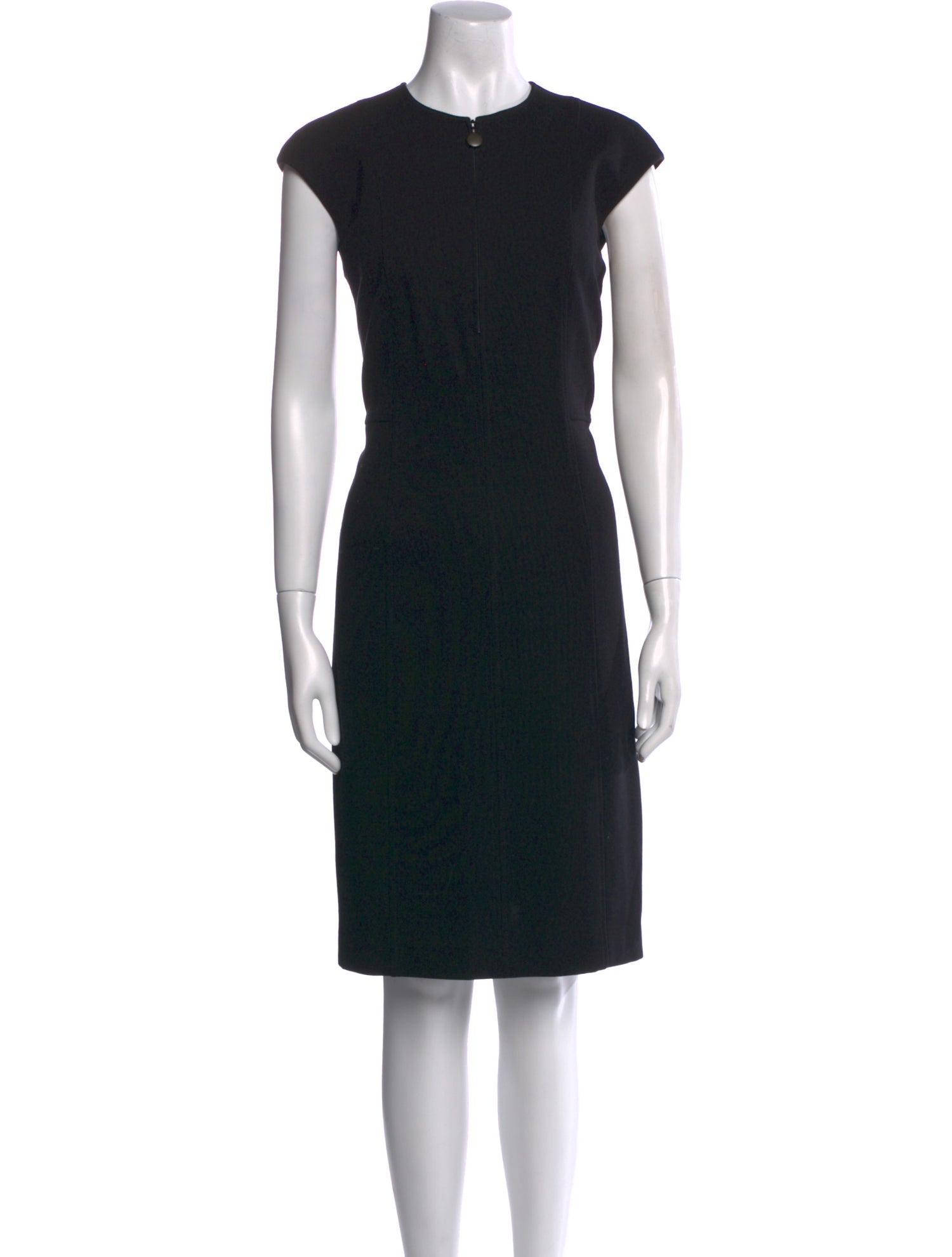Akris Punto Crew Neck Knee-Length Dress