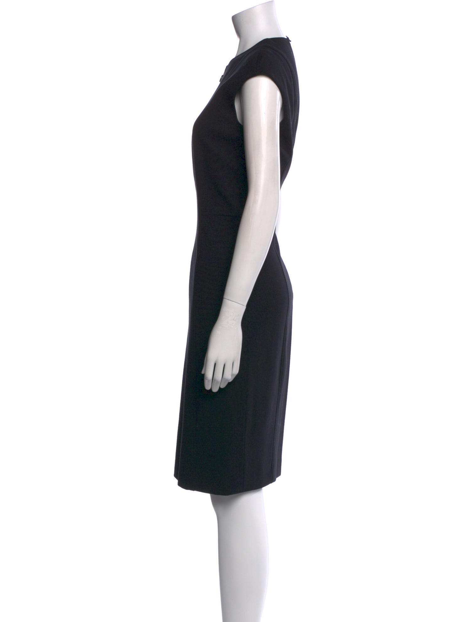 Akris Punto Crew Neck Knee-Length Dress