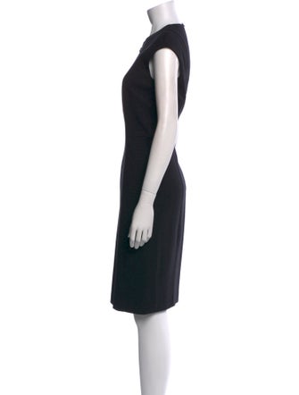 Akris Punto Crew Neck Knee-Length Dress