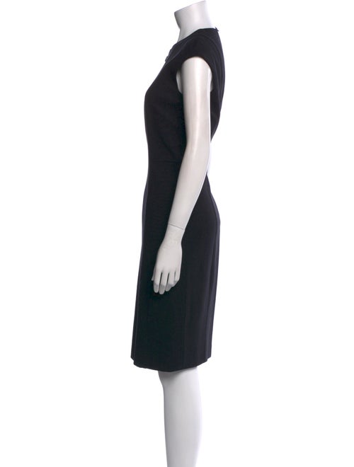 Akris Punto Crew Neck Knee-Length Dress