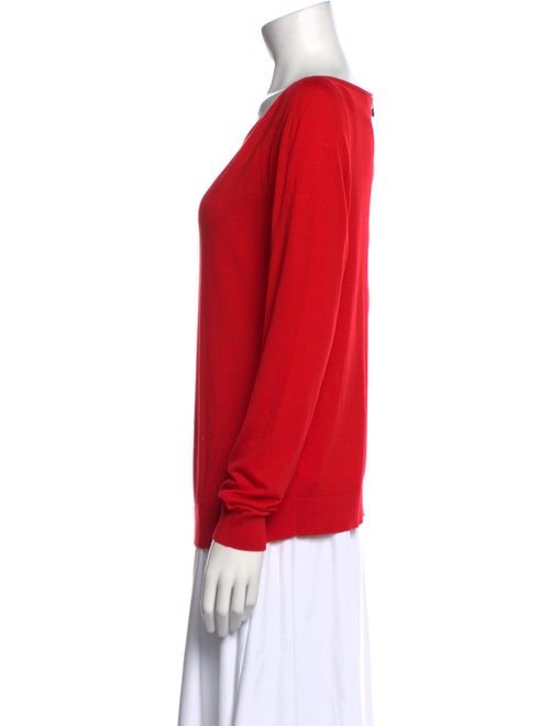 Akris Punto Wool Scoop Neck Sweater