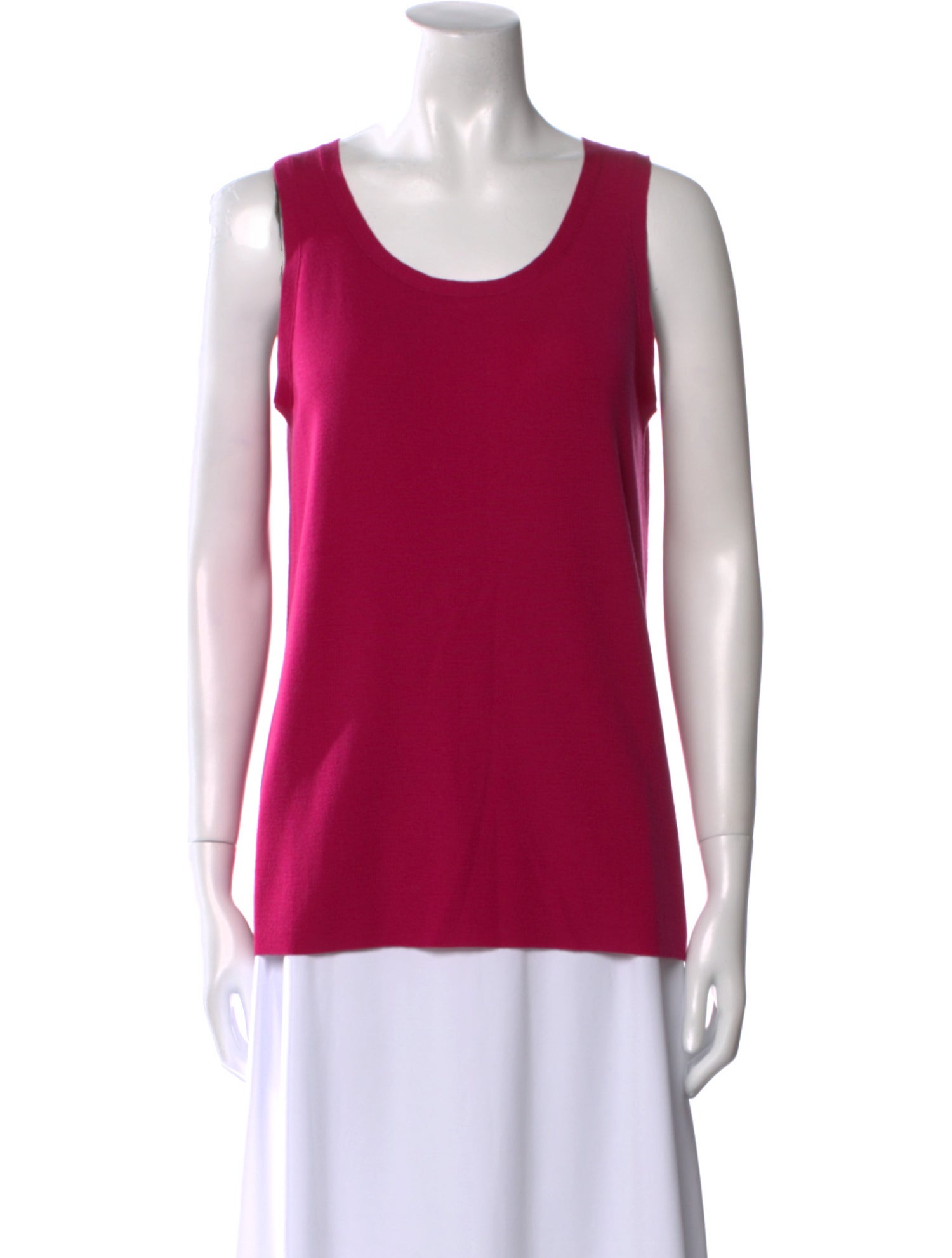 Akris Punto Wool Scoop Neck Top