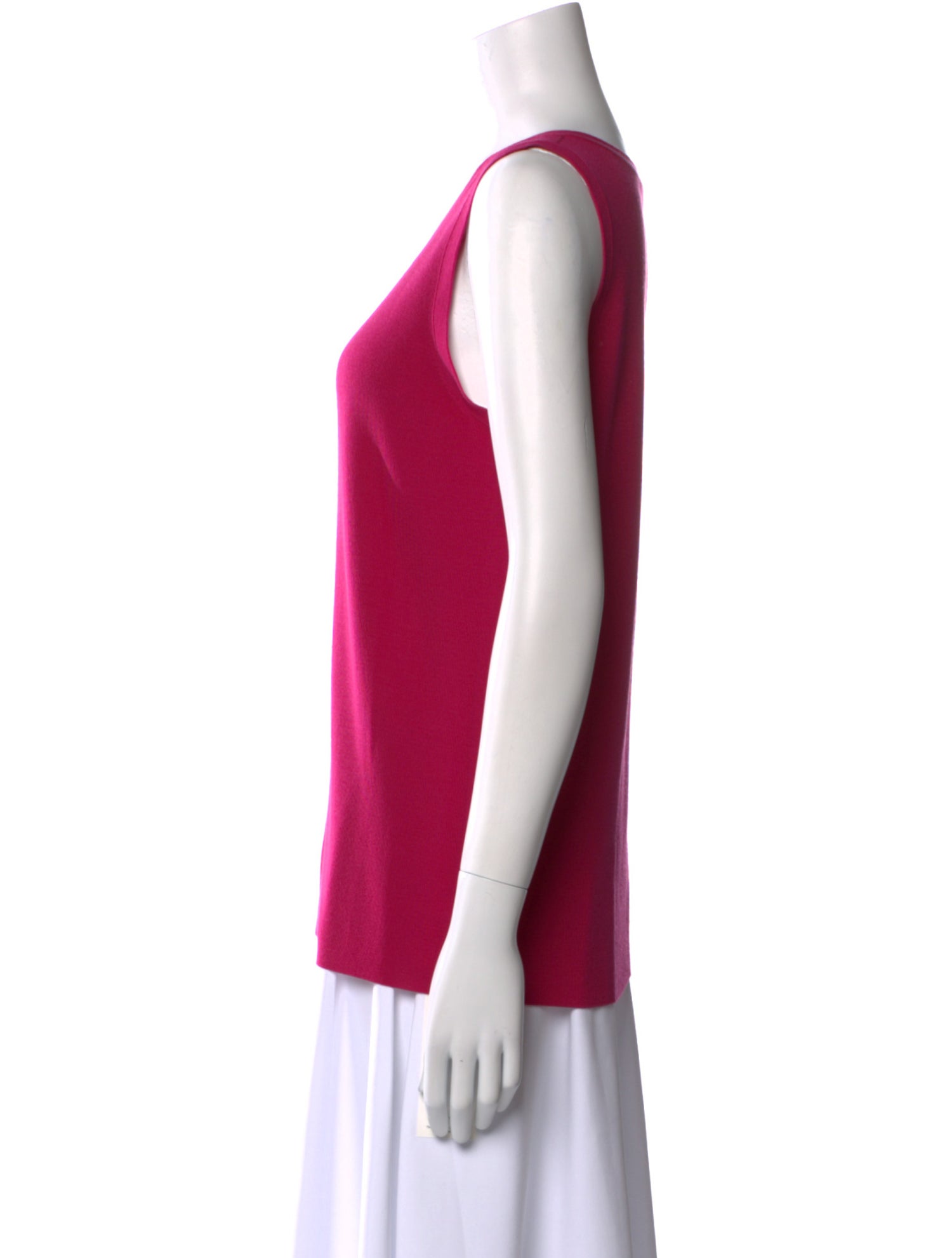 Akris Punto Wool Scoop Neck Top