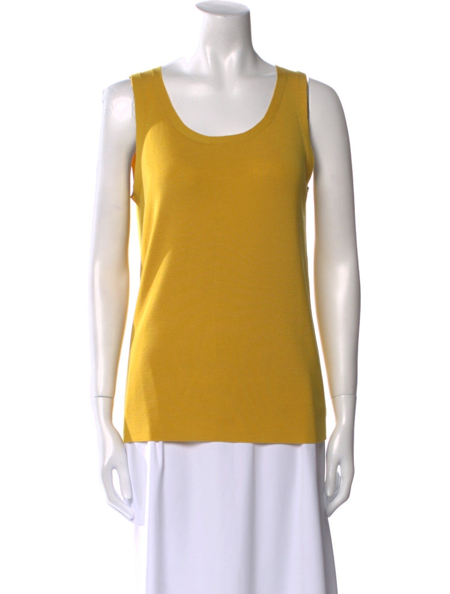 Akris Punto Wool Scoop Neck Top