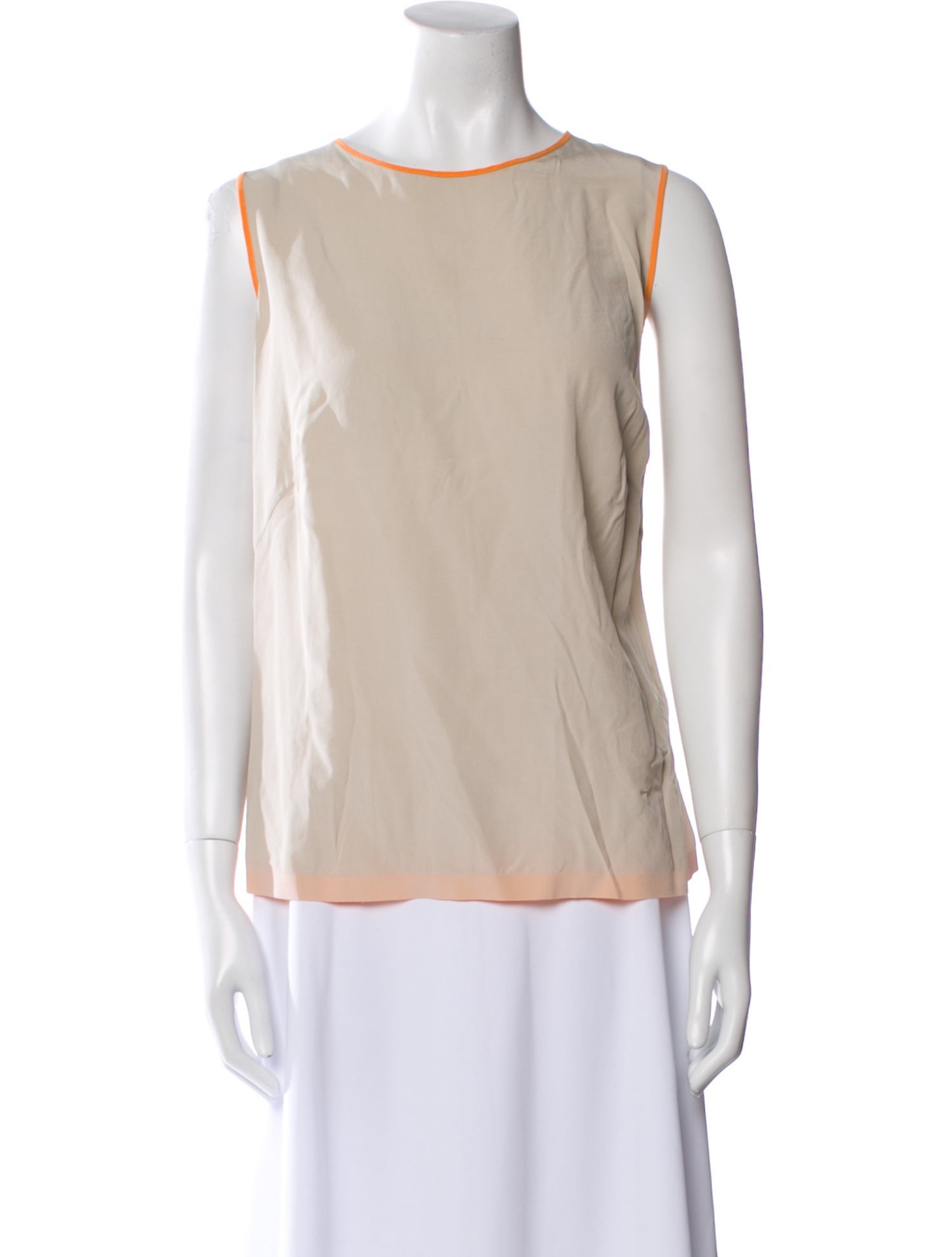 Akris Punto Silk Bateau Neckline Top