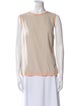 Akris Punto Silk Bateau Neckline Top