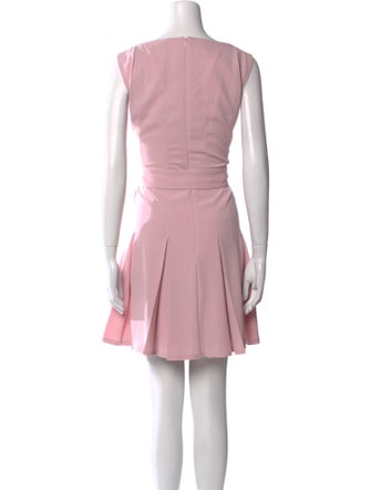 Akris Punto Bateau Neckline Mini Dress