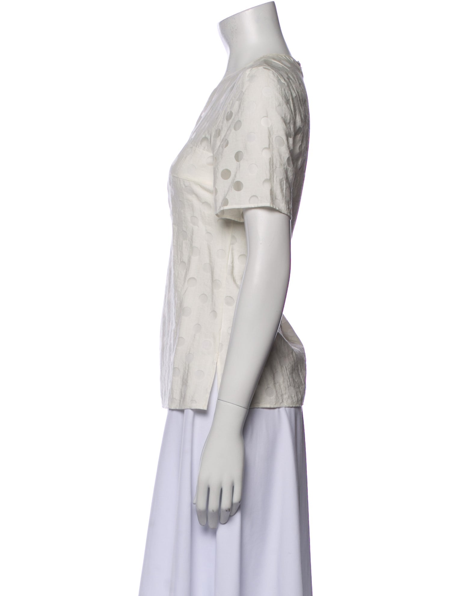 Akris Punto Printed Crew Neck T-Shirt