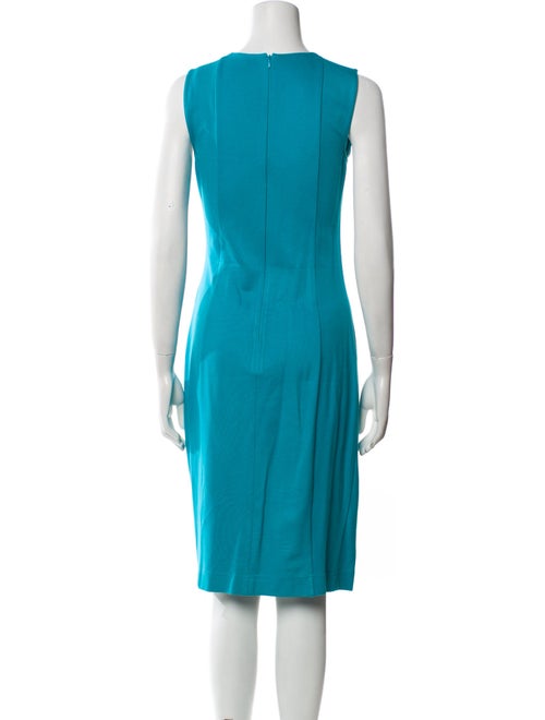 Akris Punto Crew Neck Midi Length Dress