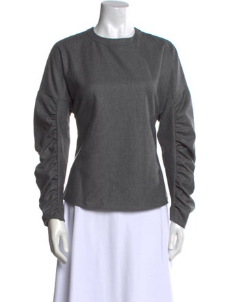 Akris Punto Wool Crew Neck Sweatshirt