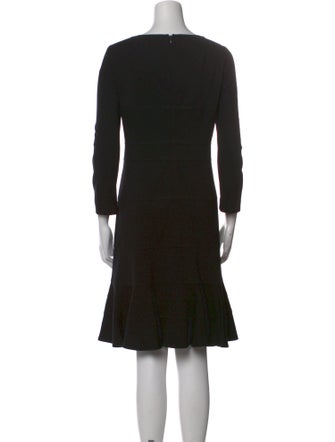 Akris Punto Scoop Neck Knee-Length Dress