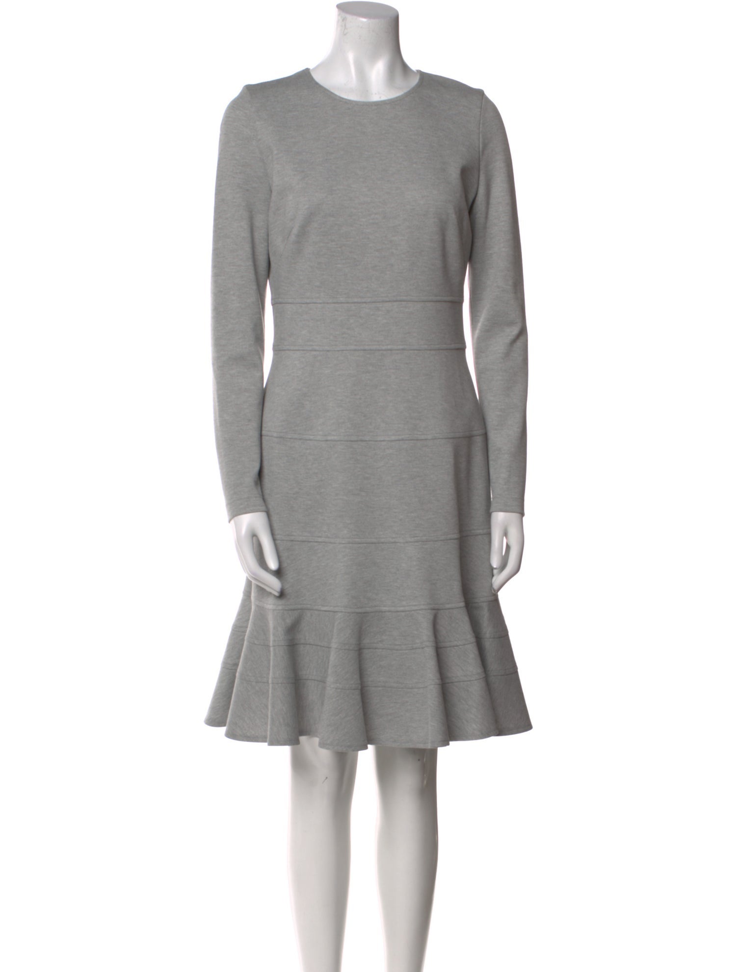 Akris Punto Crew Neck Knee-Length Dress