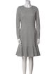 Akris Punto Crew Neck Knee-Length Dress