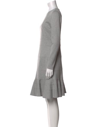 Akris Punto Crew Neck Knee-Length Dress