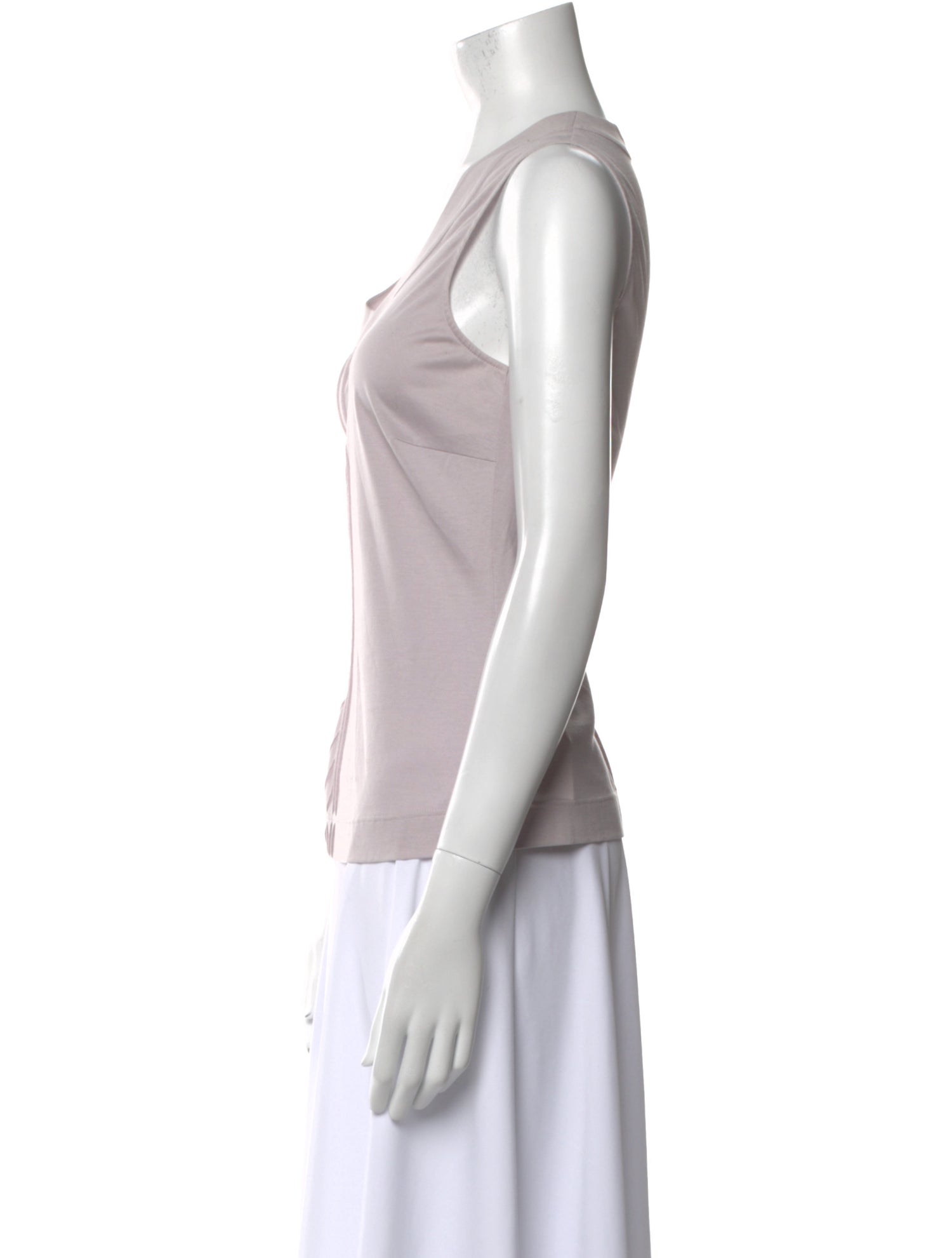 Akris Punto Scoop Neck Sleeveless Top