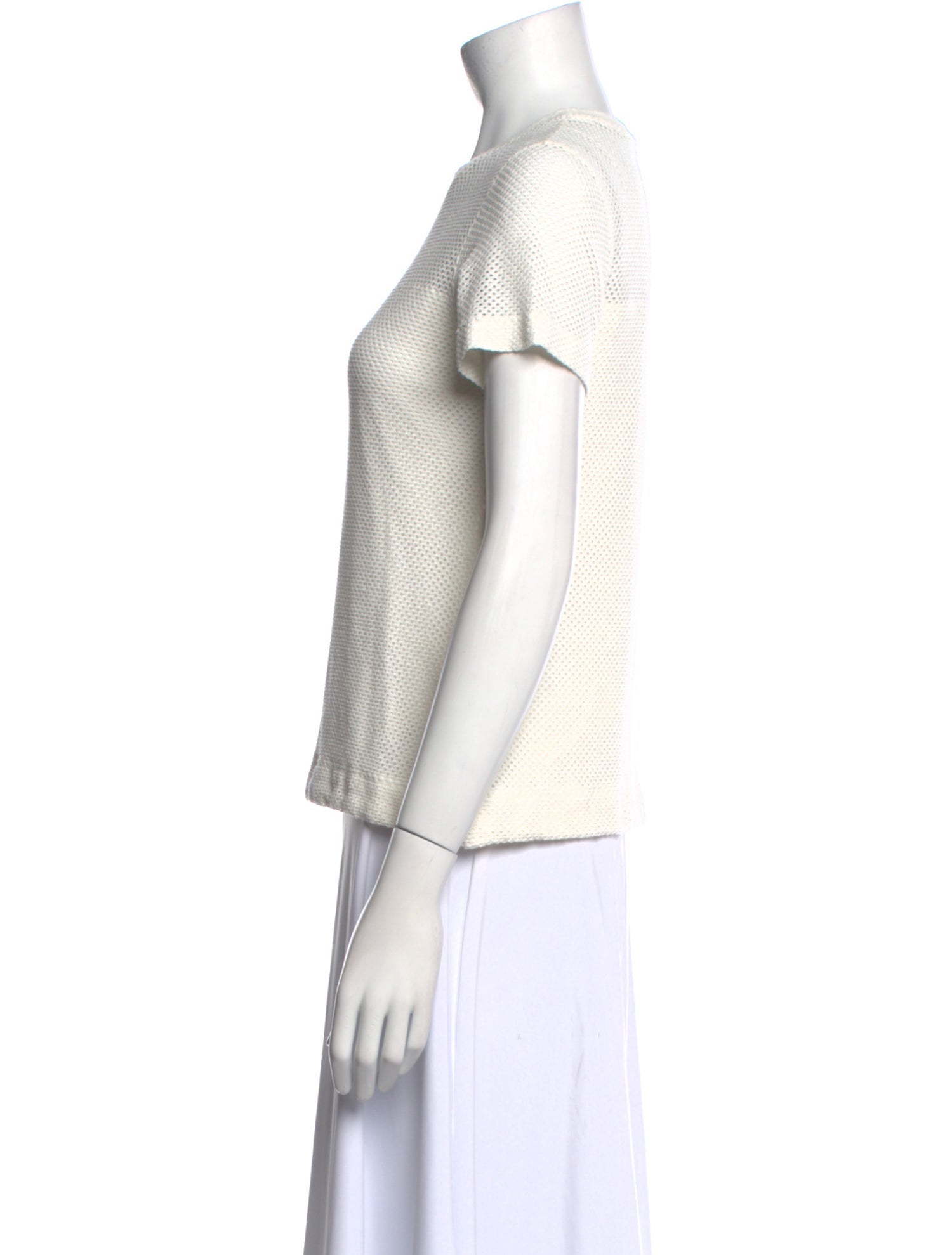 Akris Punto Crew Neck Short Sleeve Top