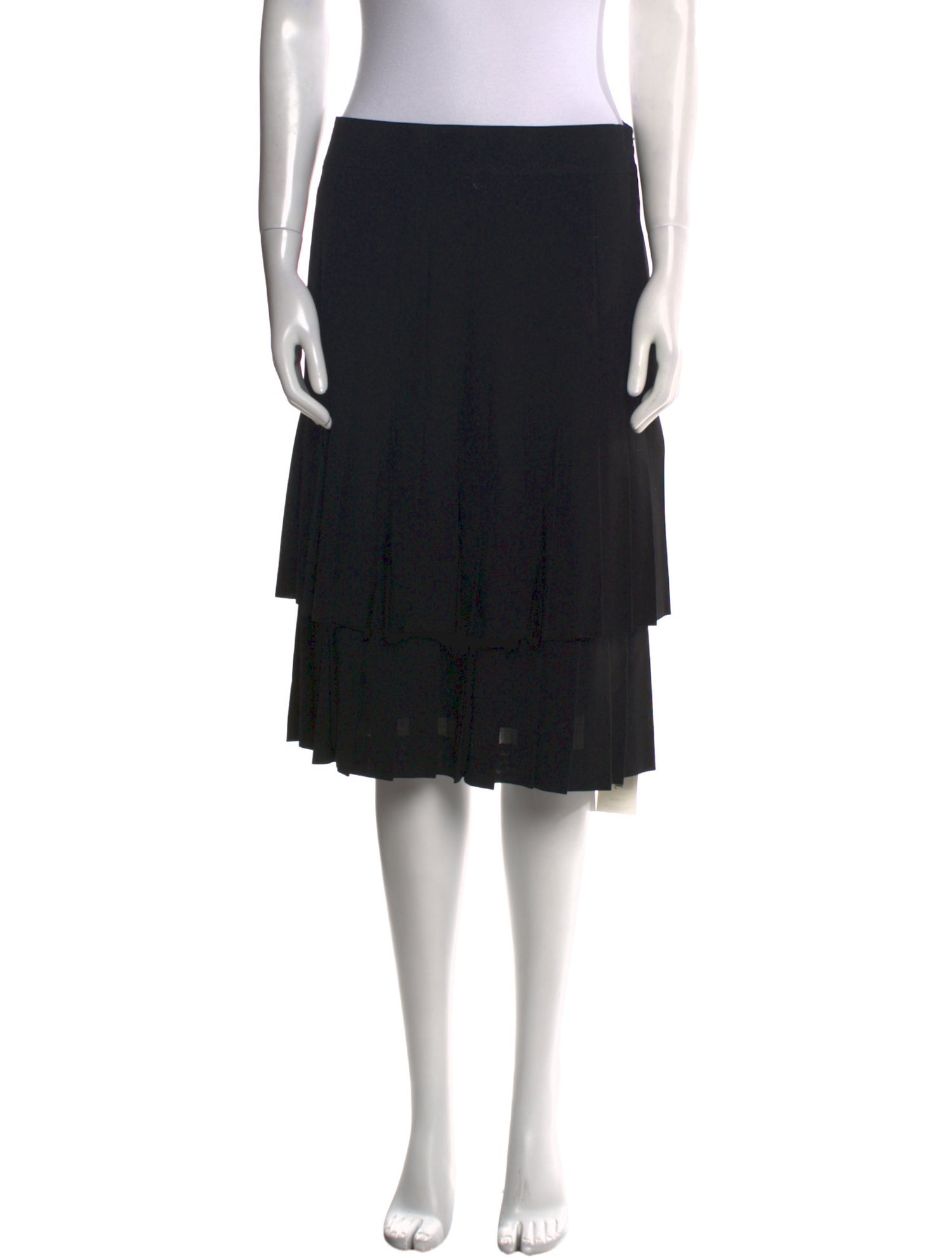 Akris Punto Wool Knee-Length Skirt