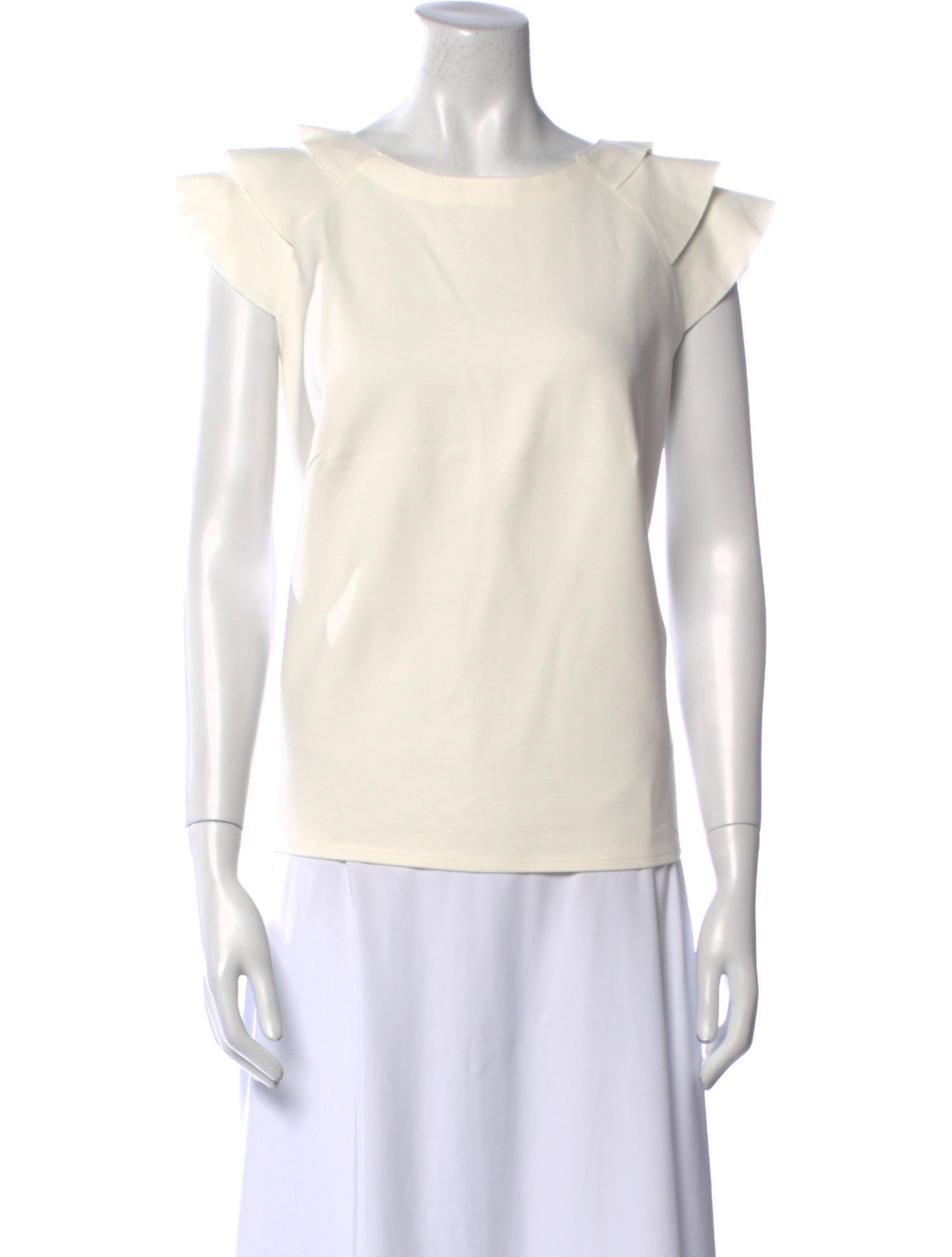 Akris Punto Bateau Neckline Short Sleeve Top