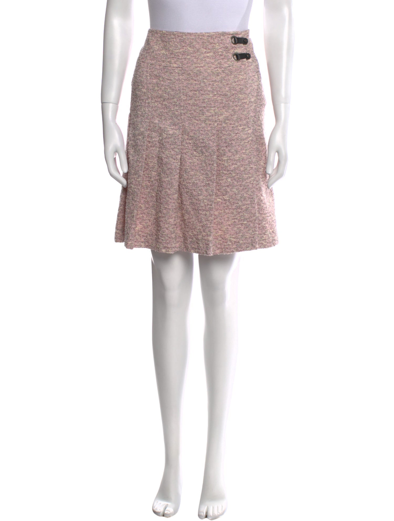 Akris Punto Pleated Accents Knee-Length Skirt w/ Tags