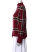 Akris Punto Virgin Wool Plaid Print Sweater