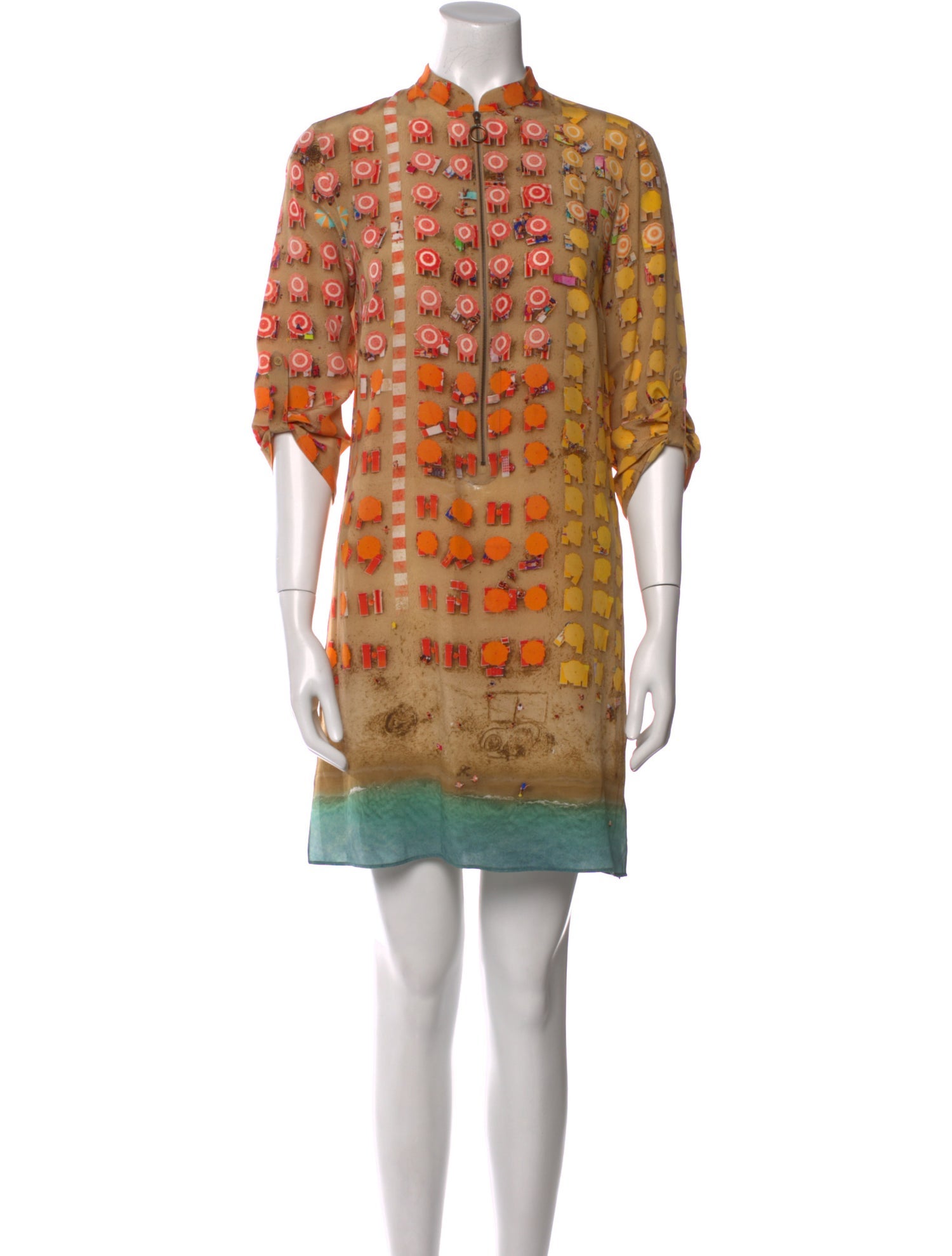 Akris Punto Silk Mini Dress