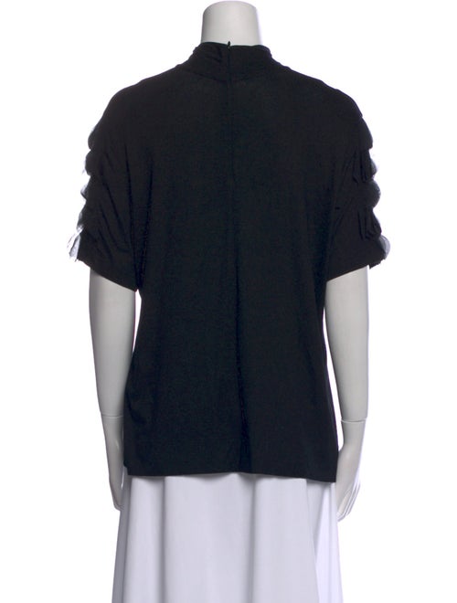 Akris Punto Mock Neck Short Sleeve T-Shirt