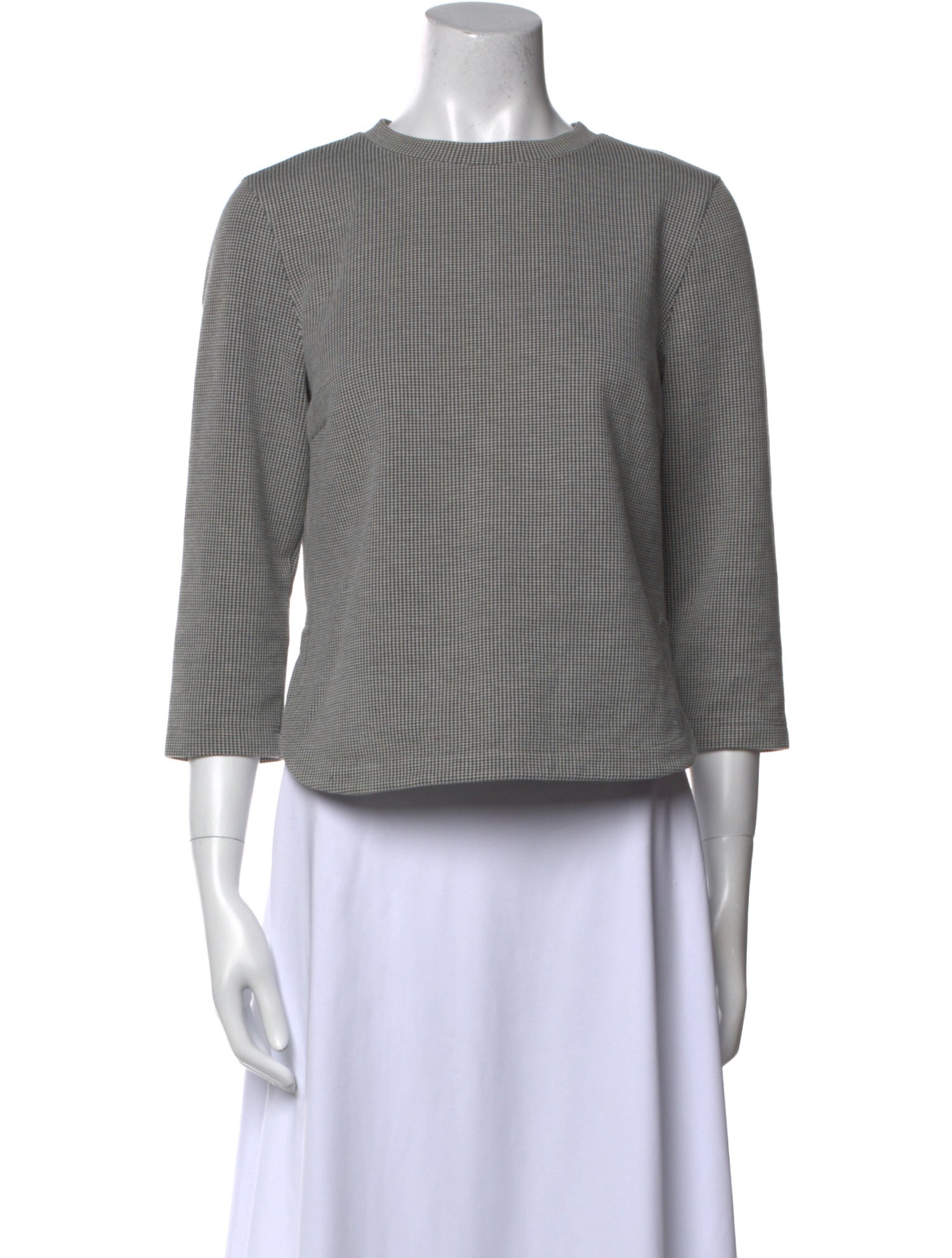 Akris Punto Striped Bateau Neckline Crop Top