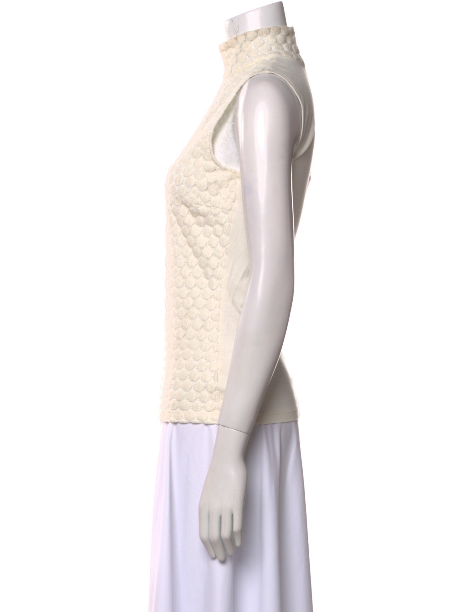 Akris Punto Turtleneck Sleeveless Top