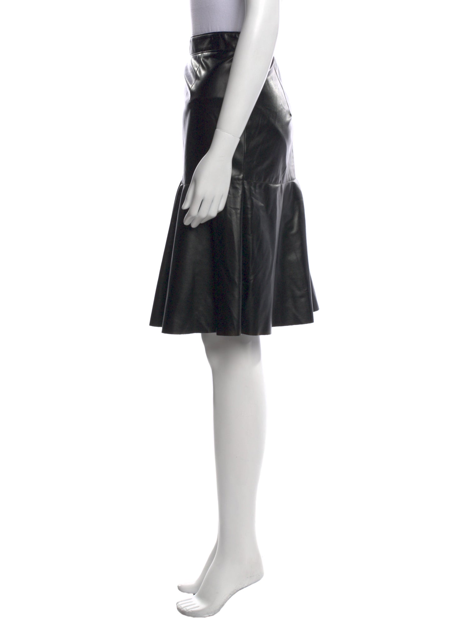 Akris Punto Pleated Accents Knee-Length Skirt