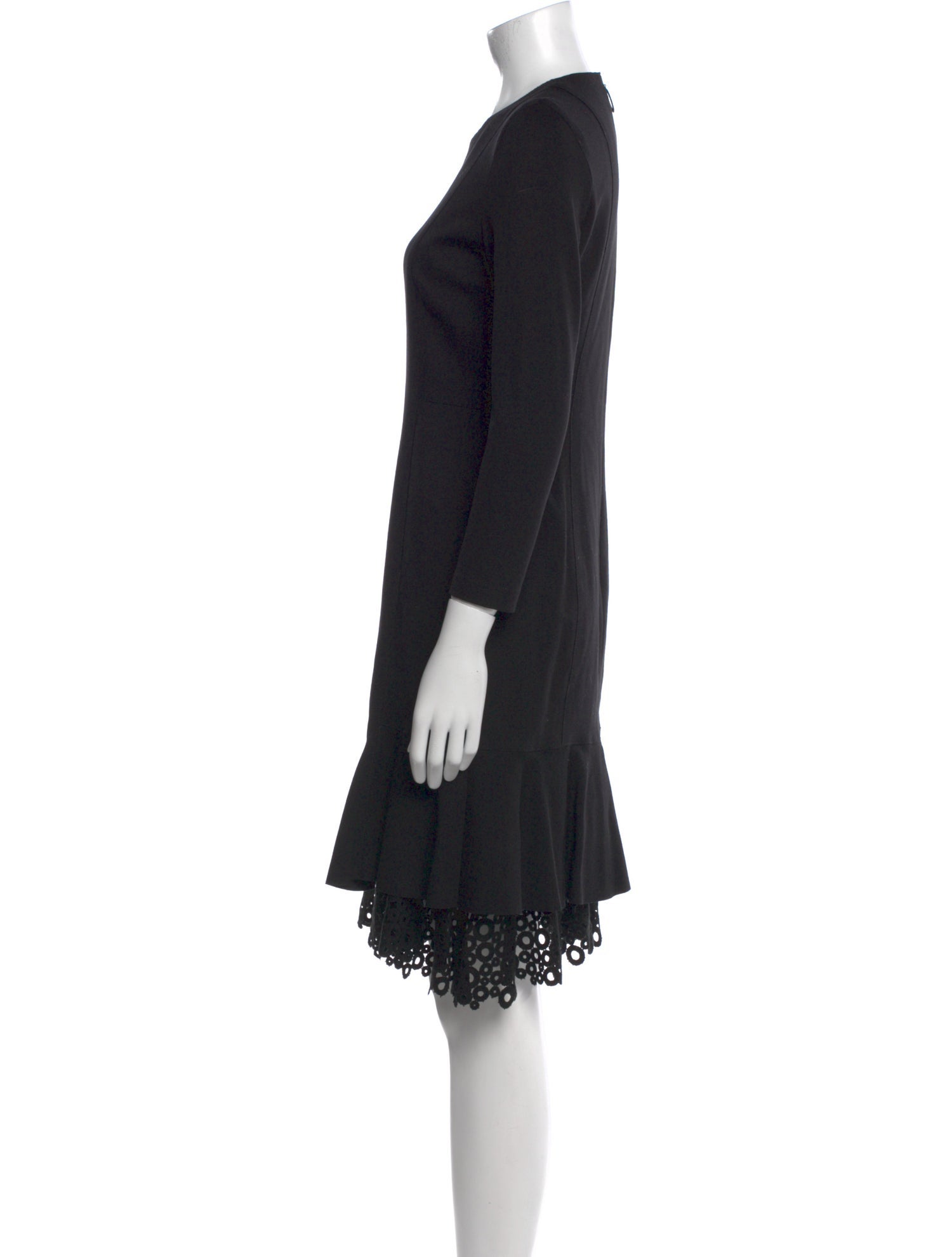 Akris Punto Crew Neck Knee-Length Dress
