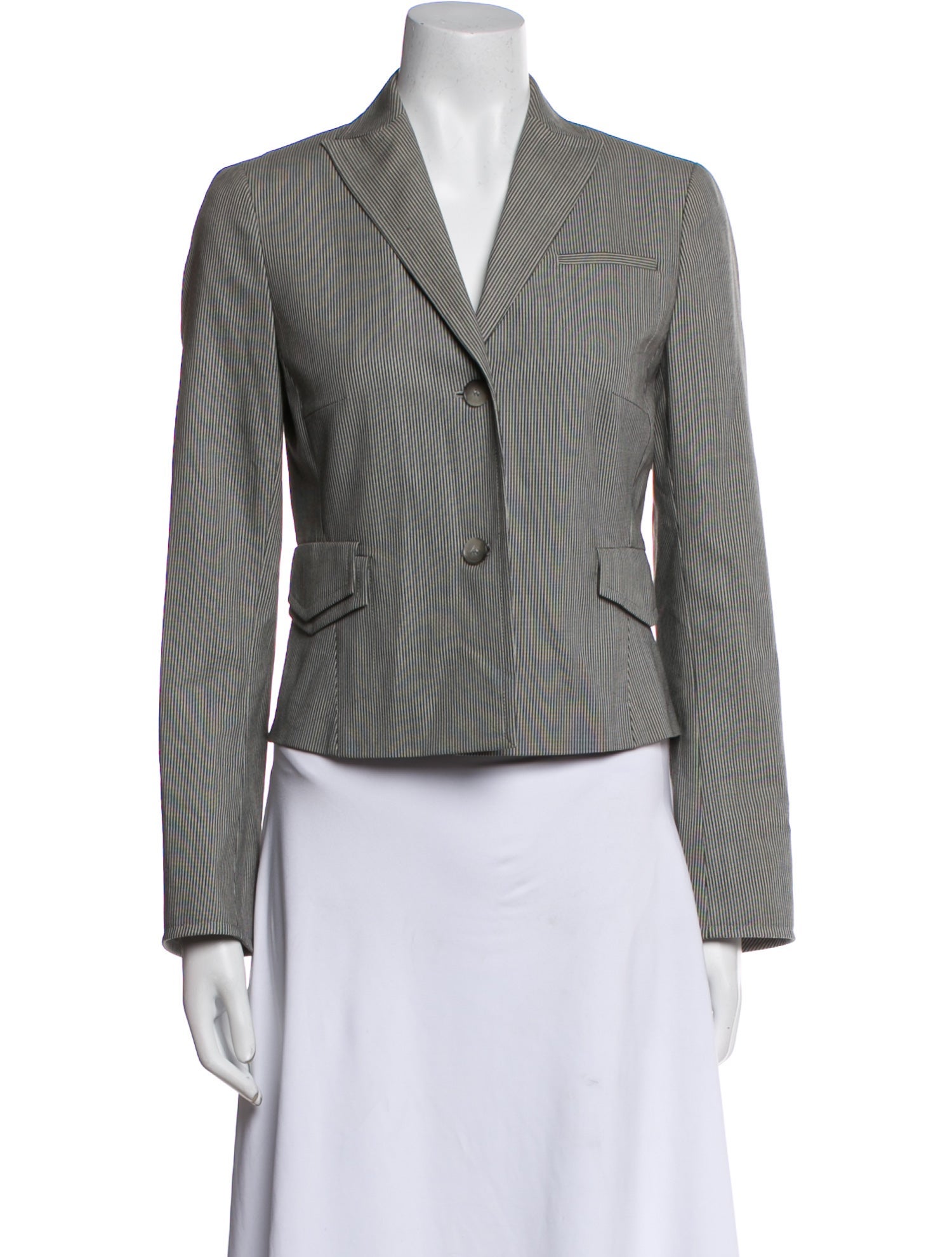 Akris Punto Wool Striped Blazer