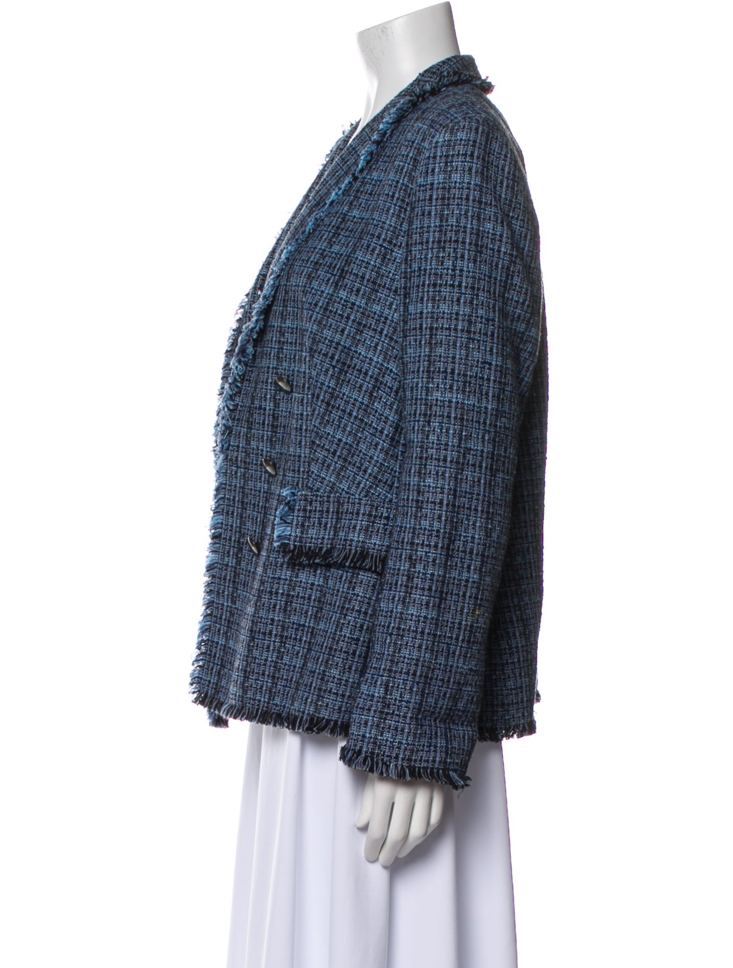 Akris Punto Tweed Pattern Evening Jacket