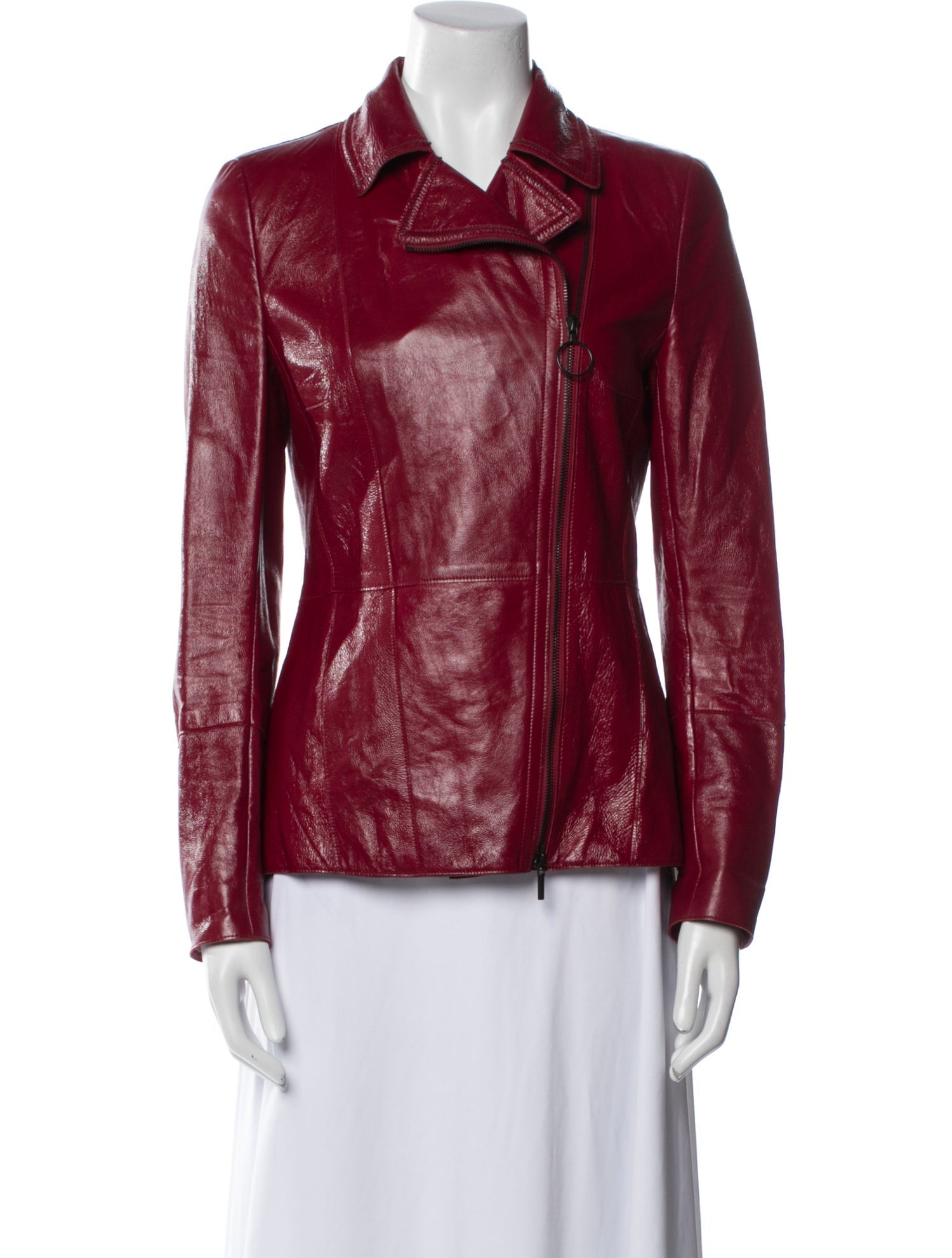 Akris Punto Lambskin Biker Jacket