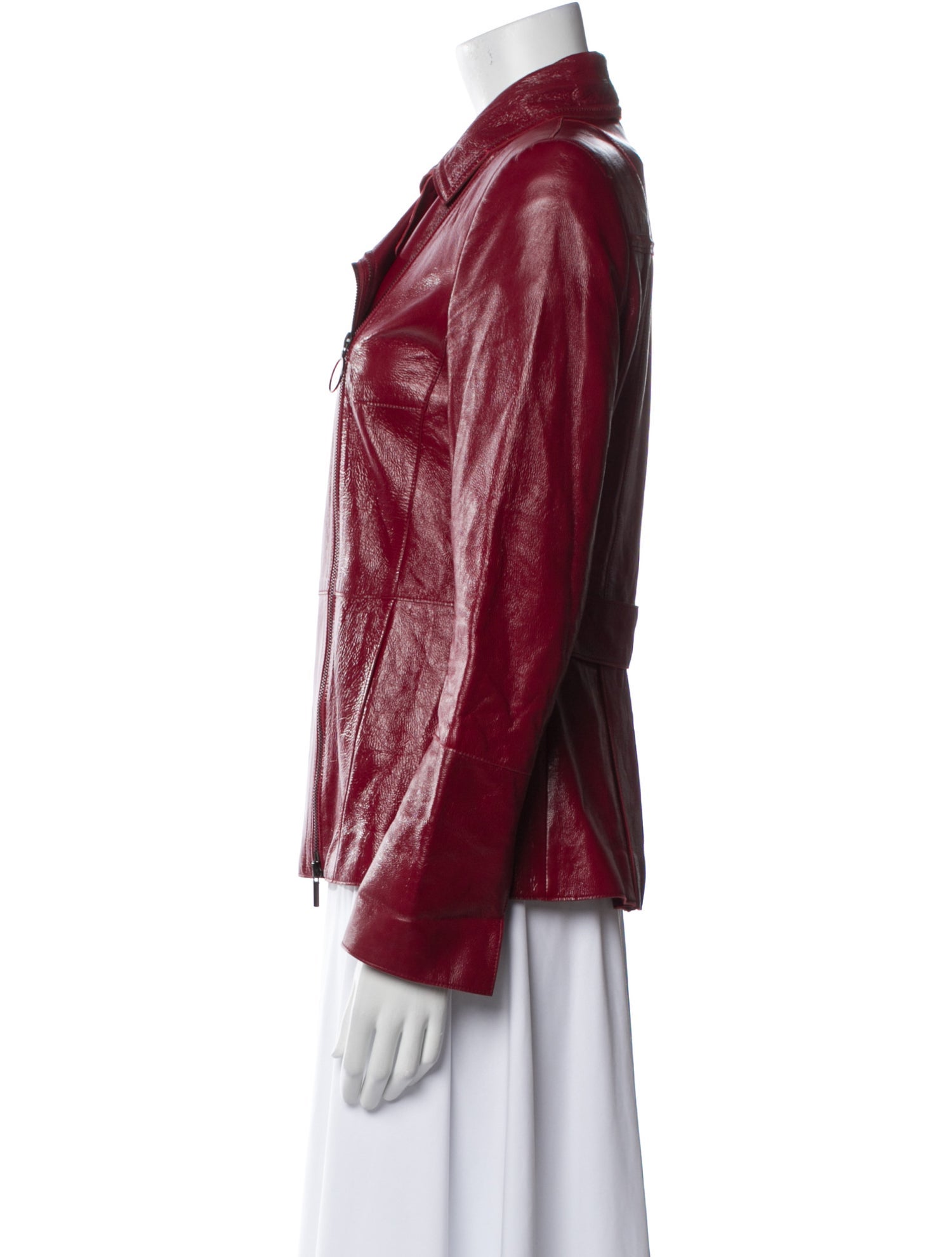 Akris Punto Lambskin Biker Jacket