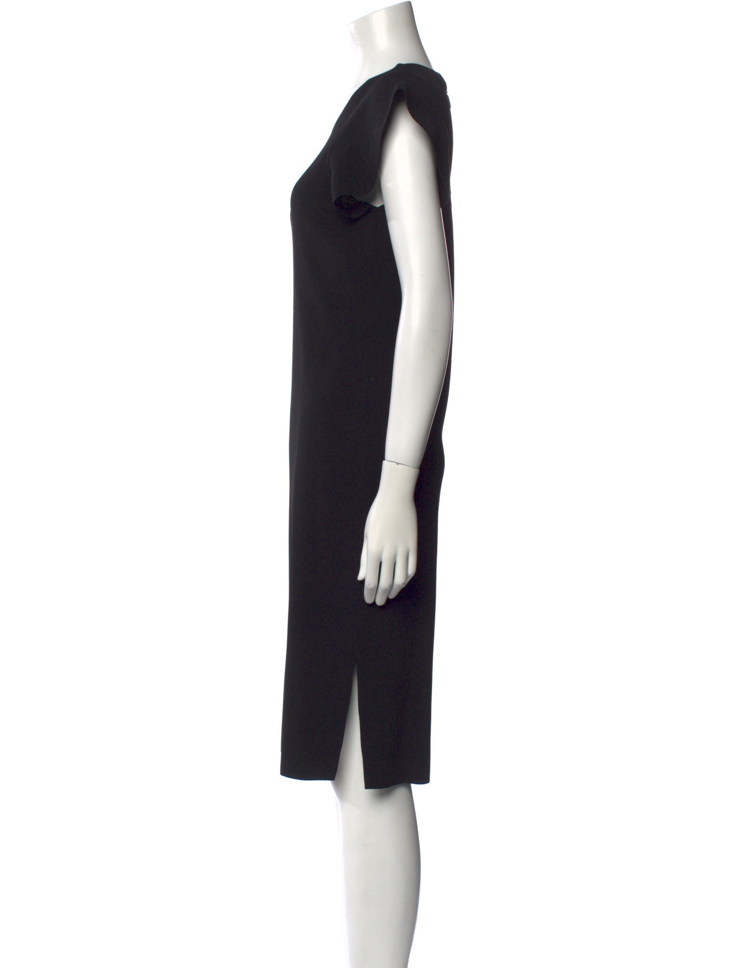Akris Punto Crew Neck Midi Length Dress