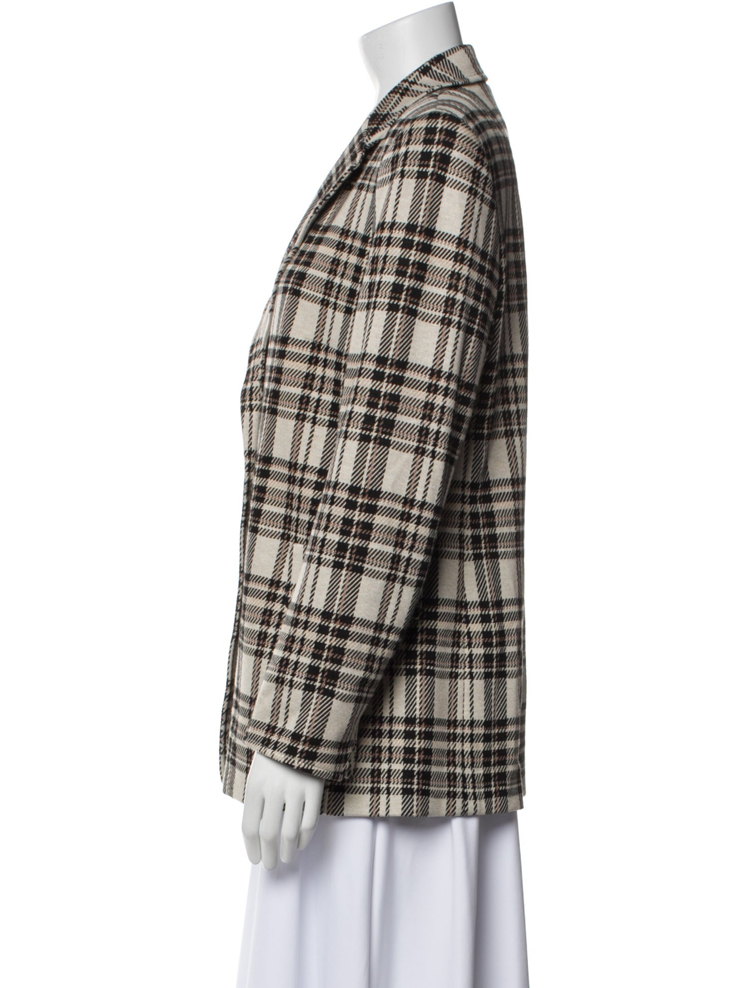 Akris Punto Plaid Print Blazer