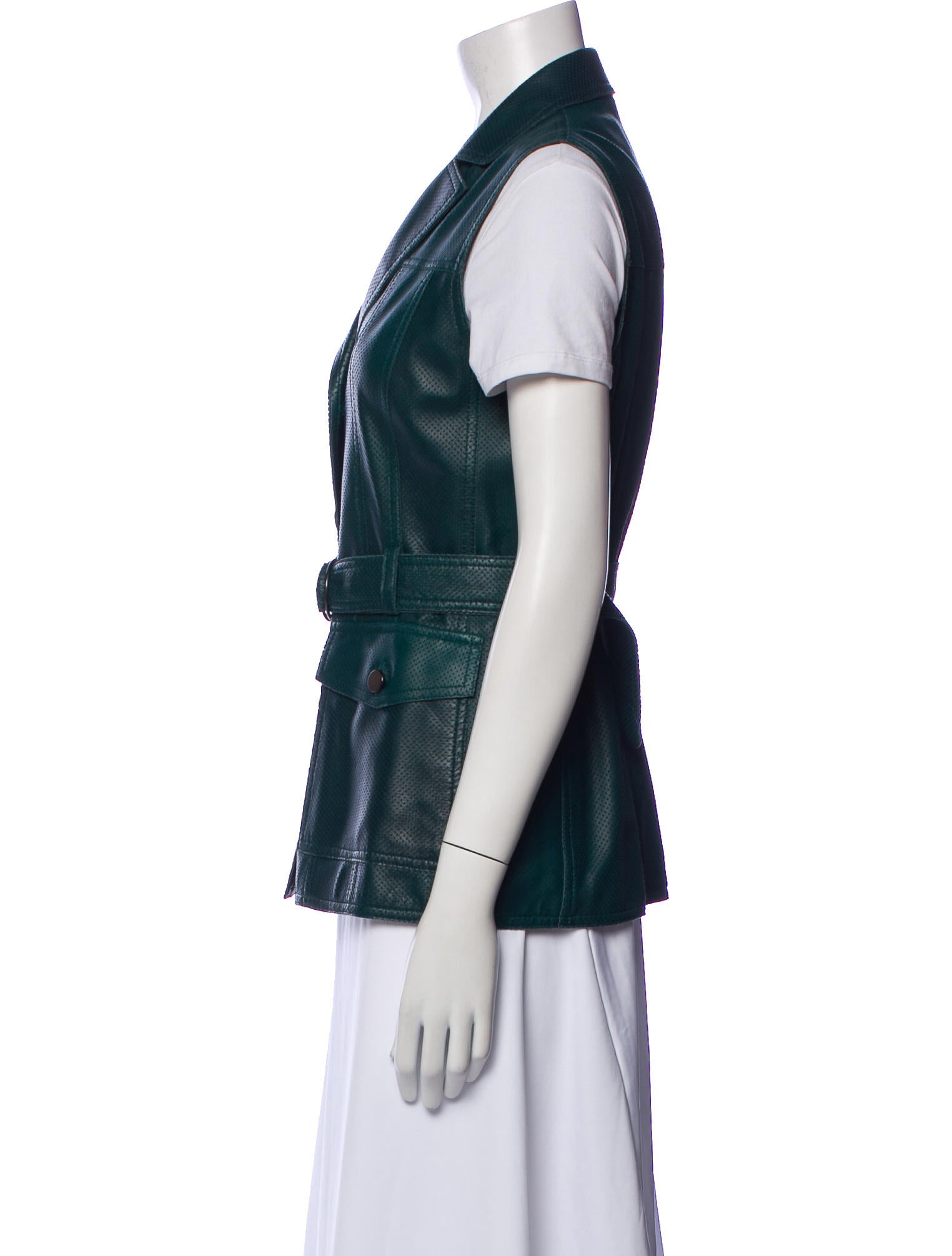 Akris Punto Lamb Leather Vest