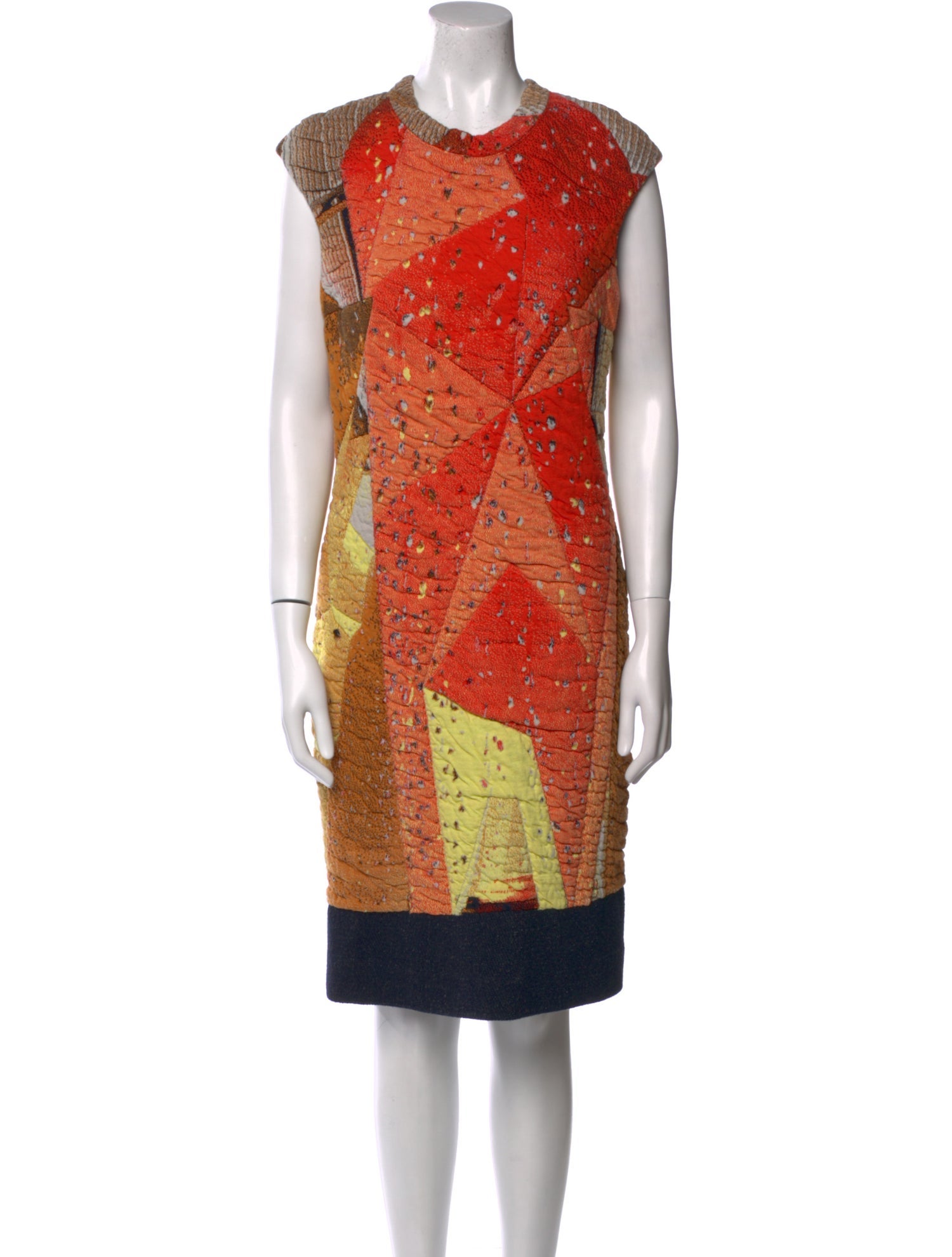 Akris Punto Printed Knee-Length Dress
