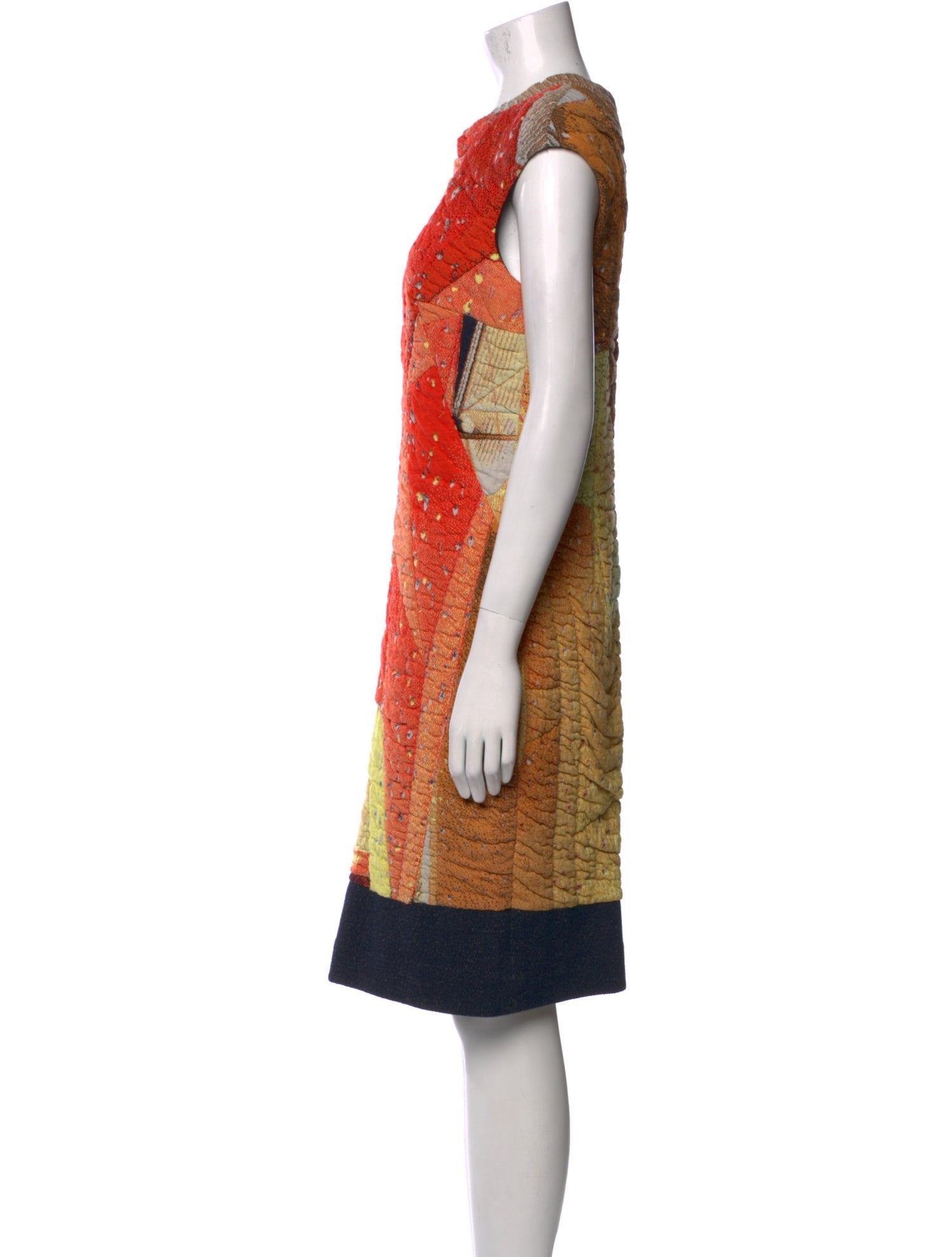 Akris Punto Printed Knee-Length Dress