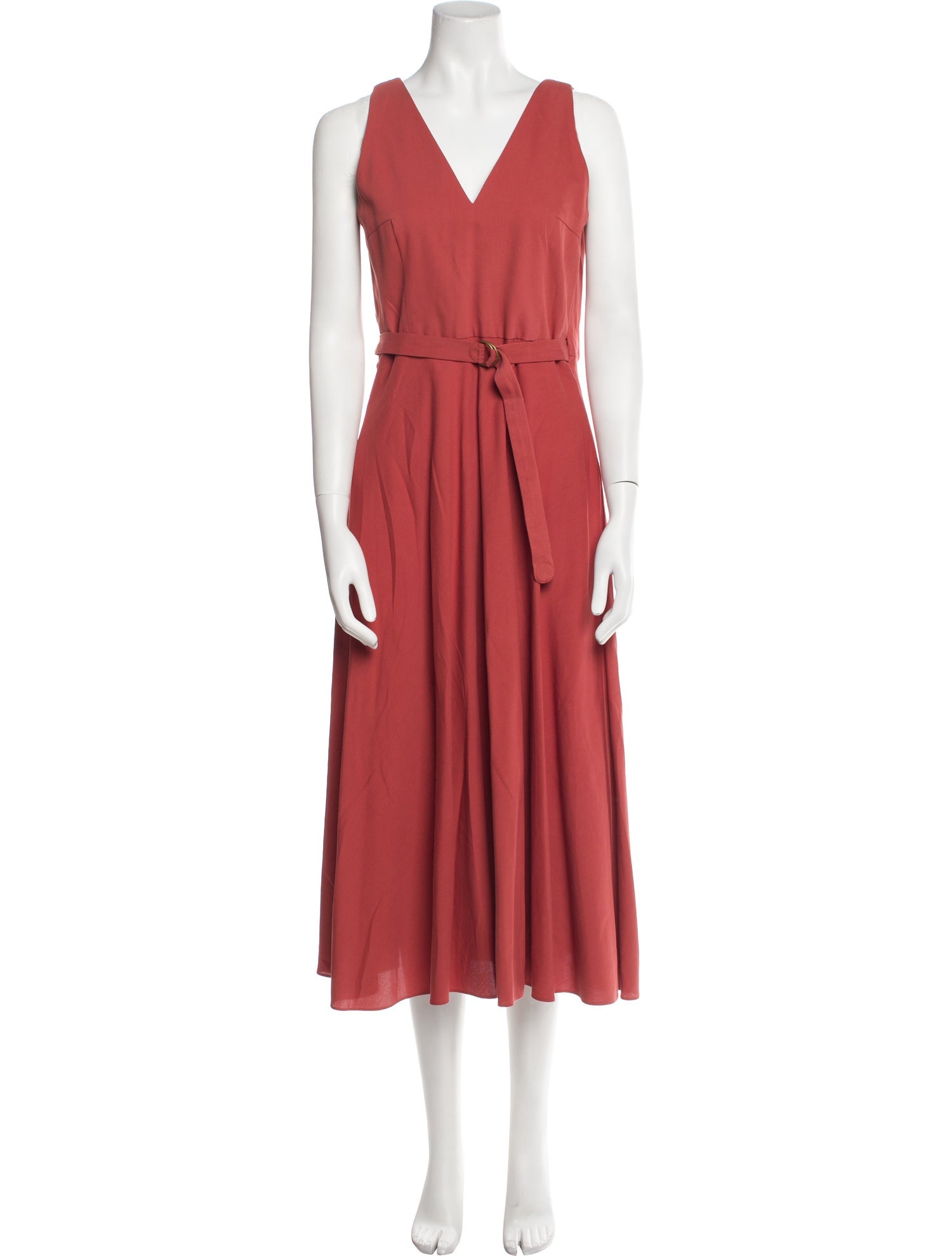 Akris Punto V-Neck Long Dress