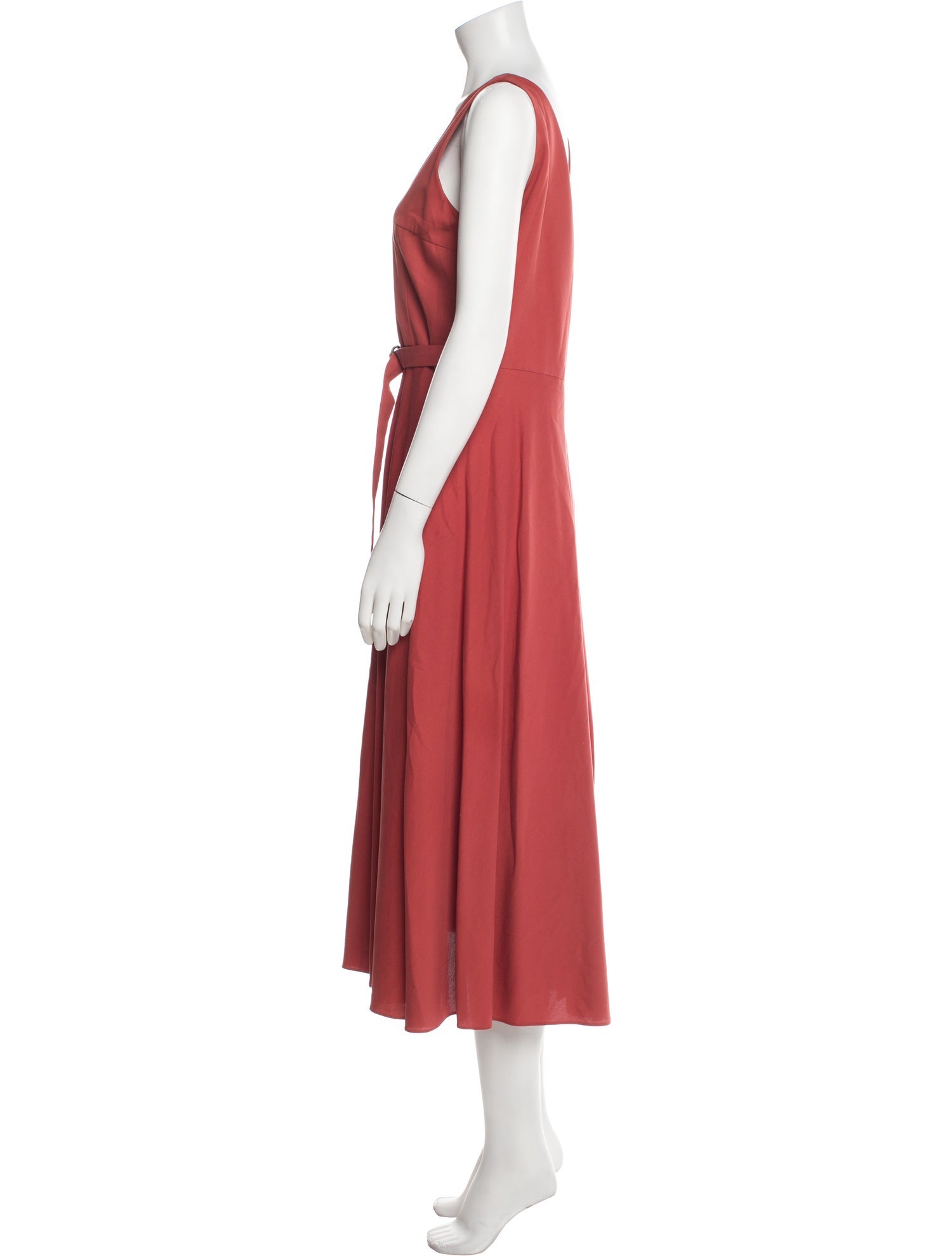 Akris Punto V-Neck Long Dress