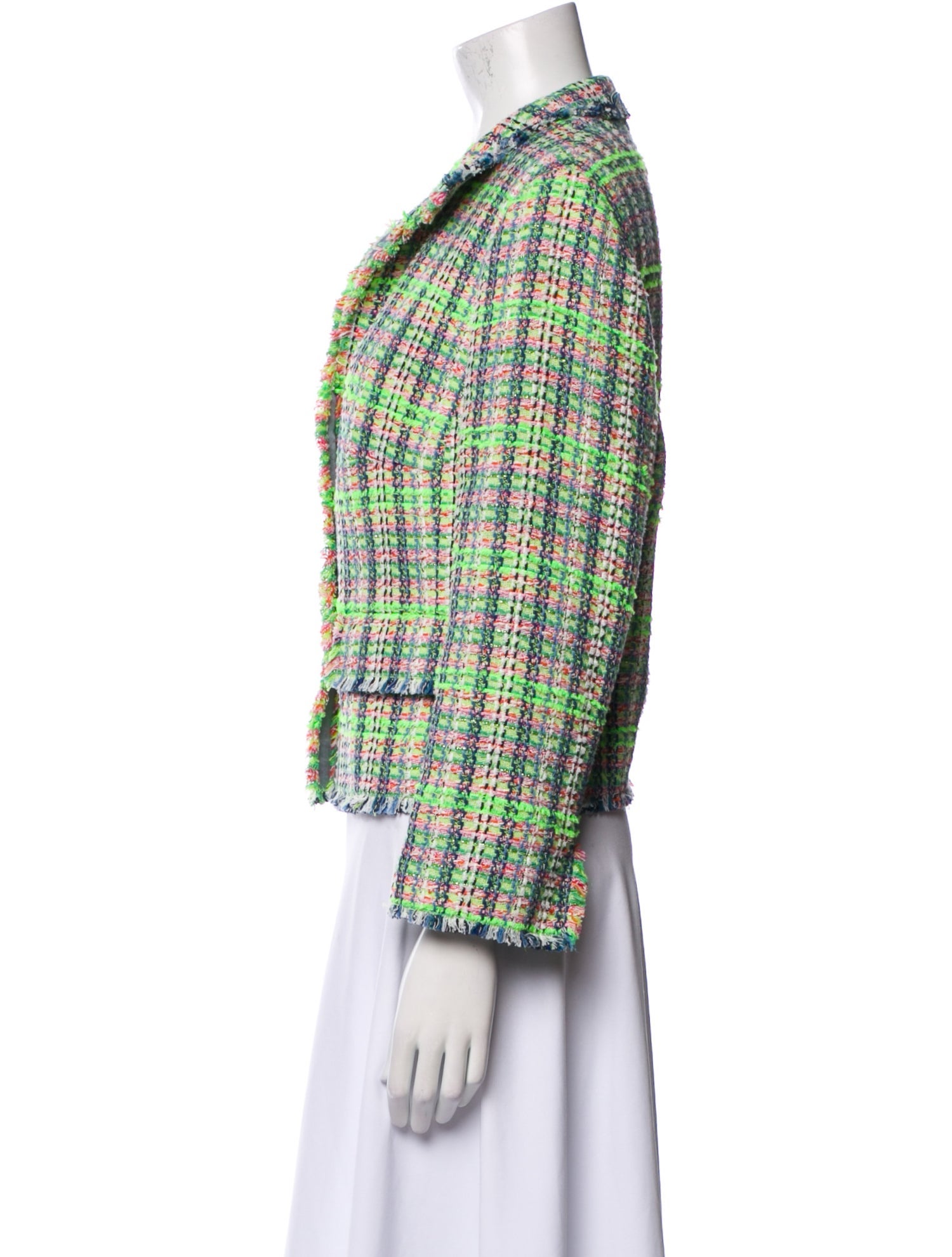 Akris Punto Plaid Print Blazer