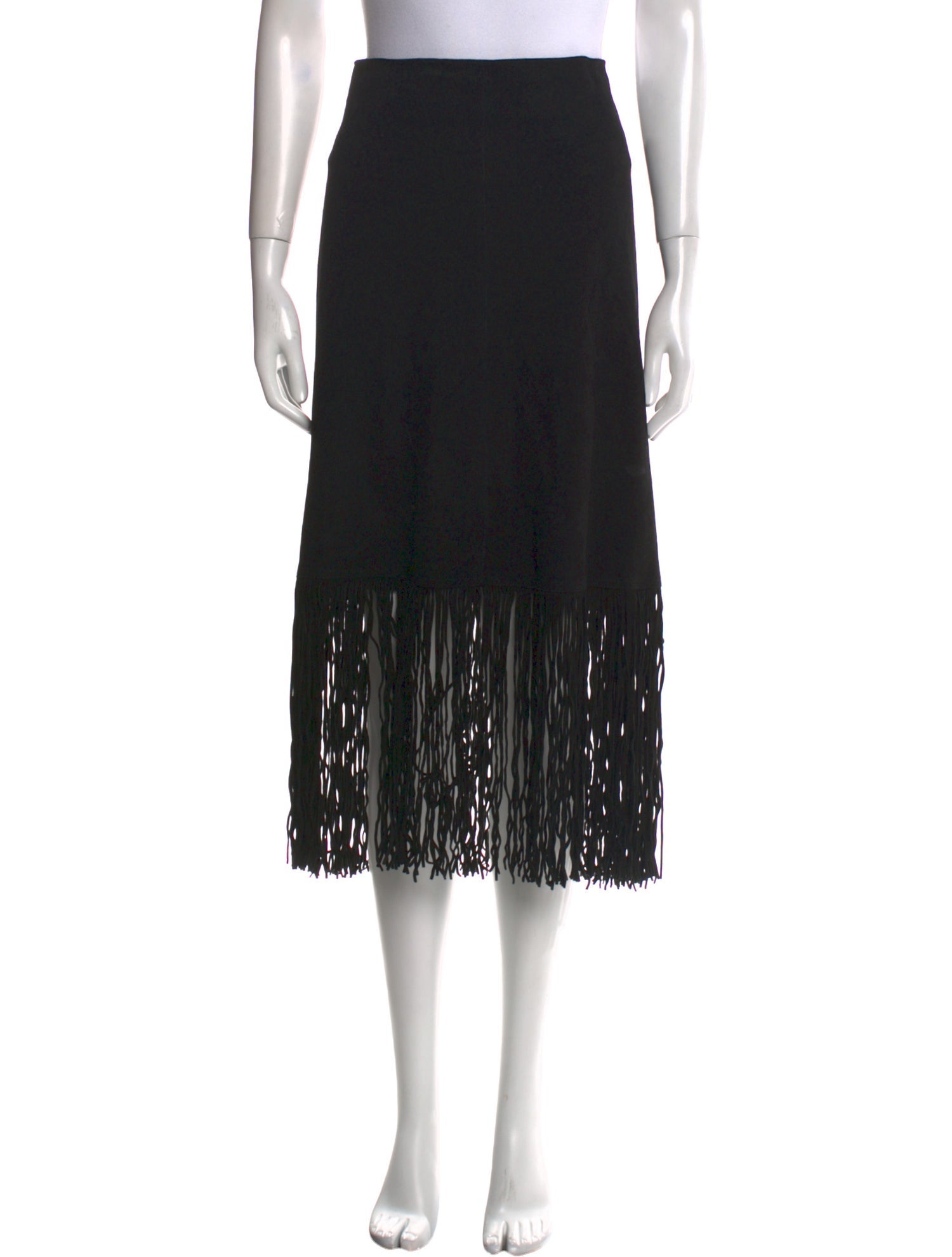 Akris Punto Suede Knee-Length Skirt