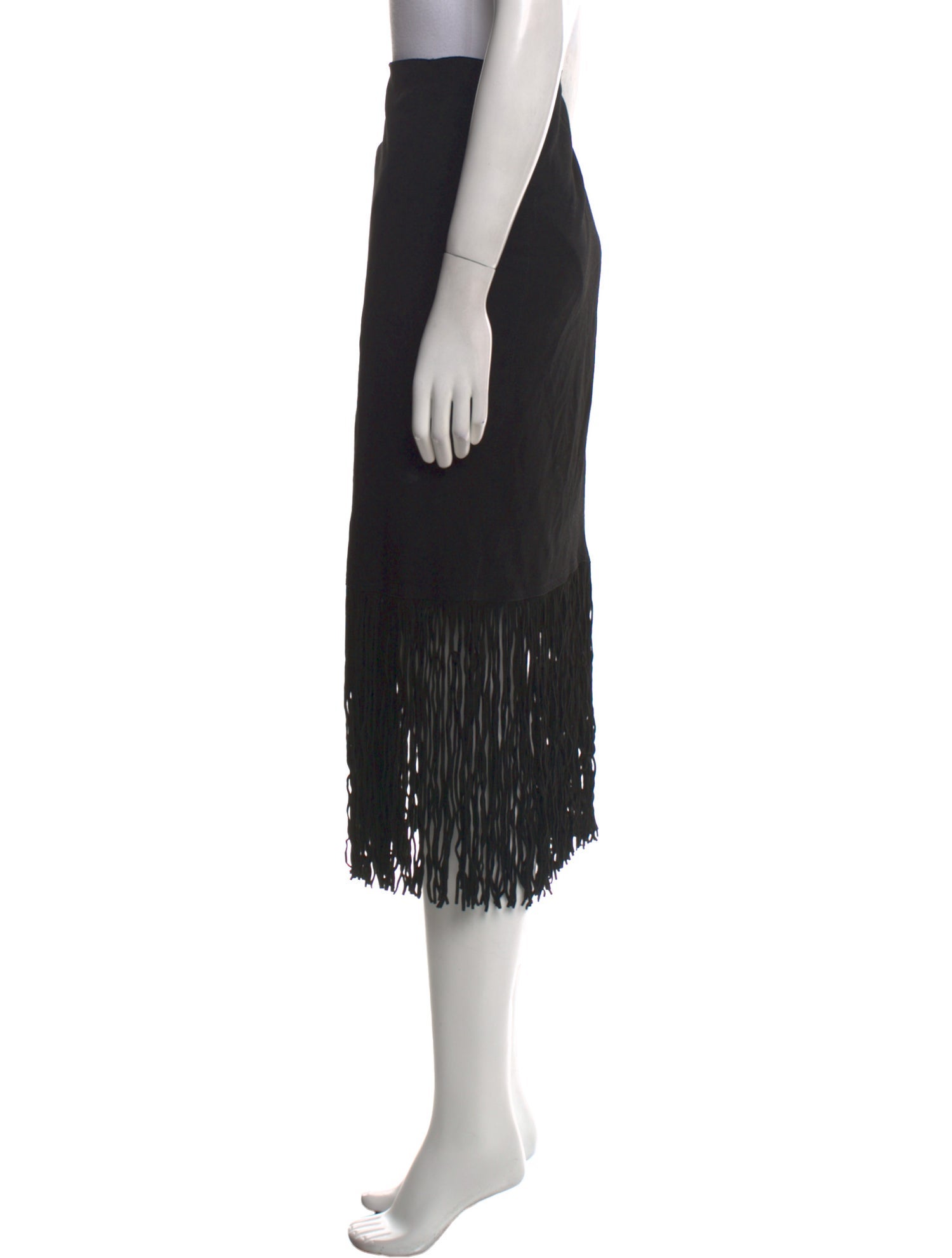 Akris Punto Suede Knee-Length Skirt