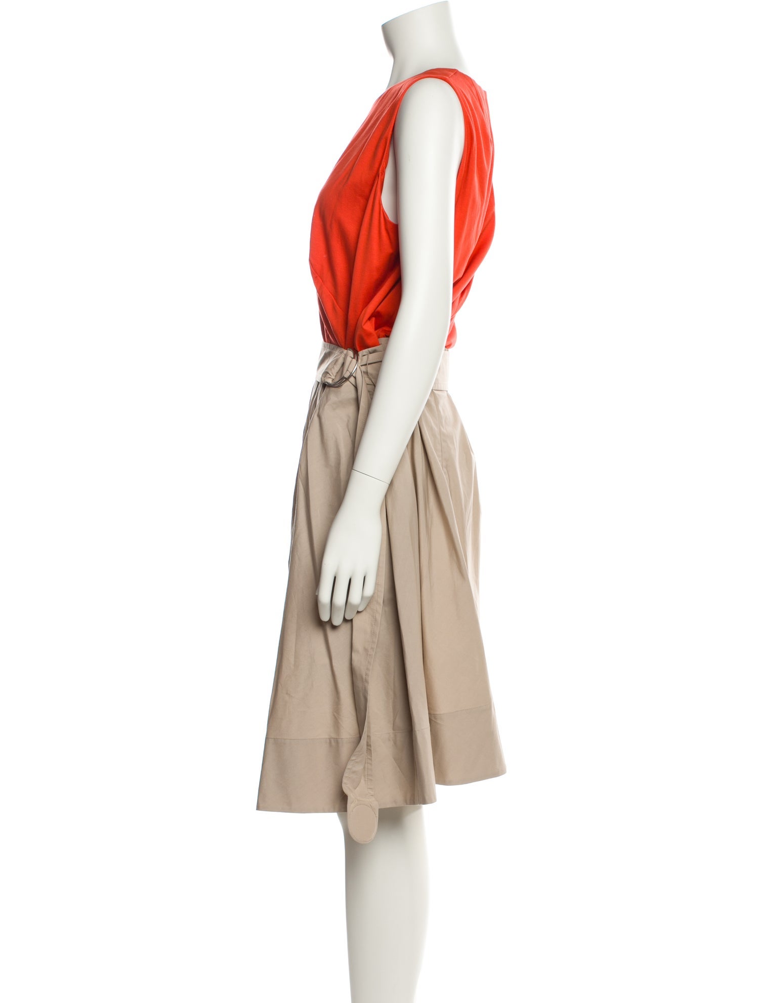 Akris Punto Crew Neck Midi Length Dress w/ Tags