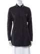 Akris Punto Long Sleeve Button-Up Top