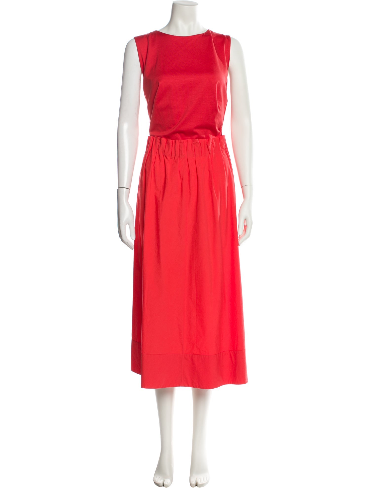 Akris Punto Crew Neck Long Dress