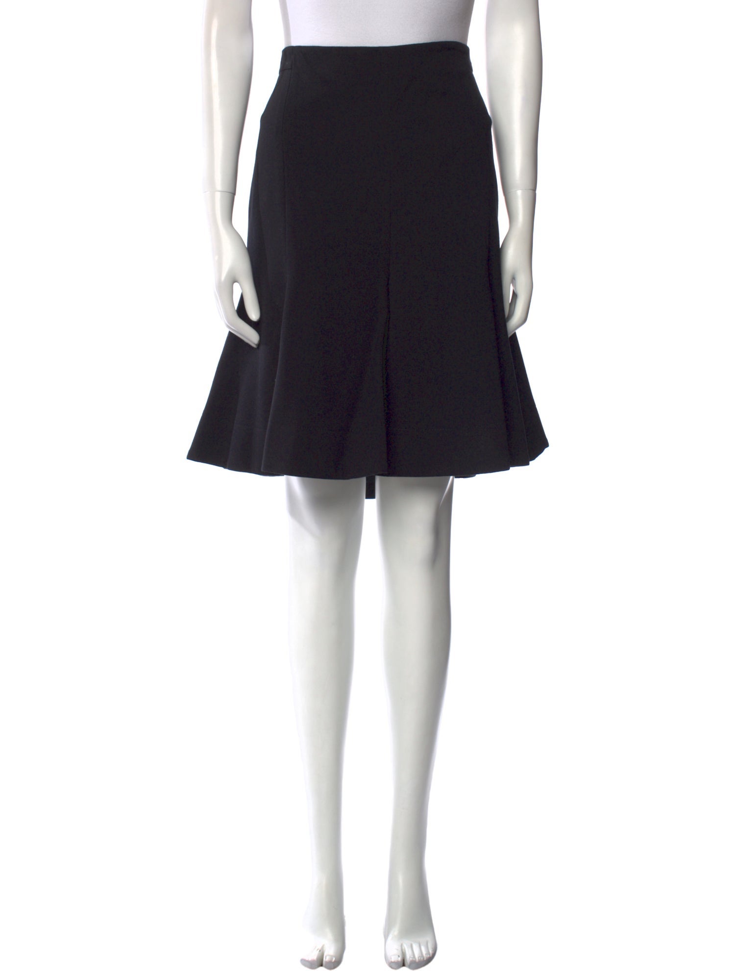 Akris Punto Pleated Accents Knee-Length Skirt
