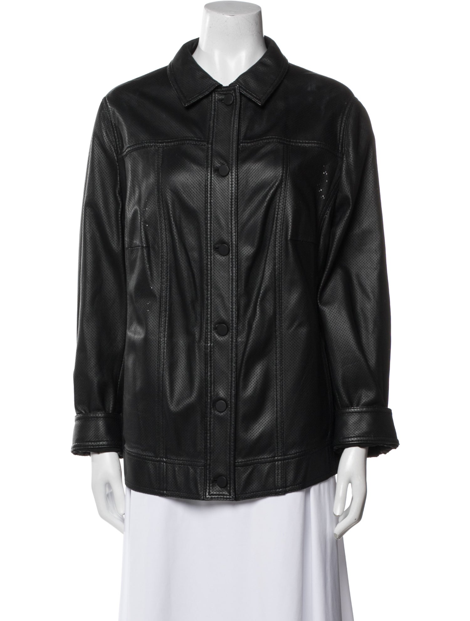 Akris Punto Leather Jacket